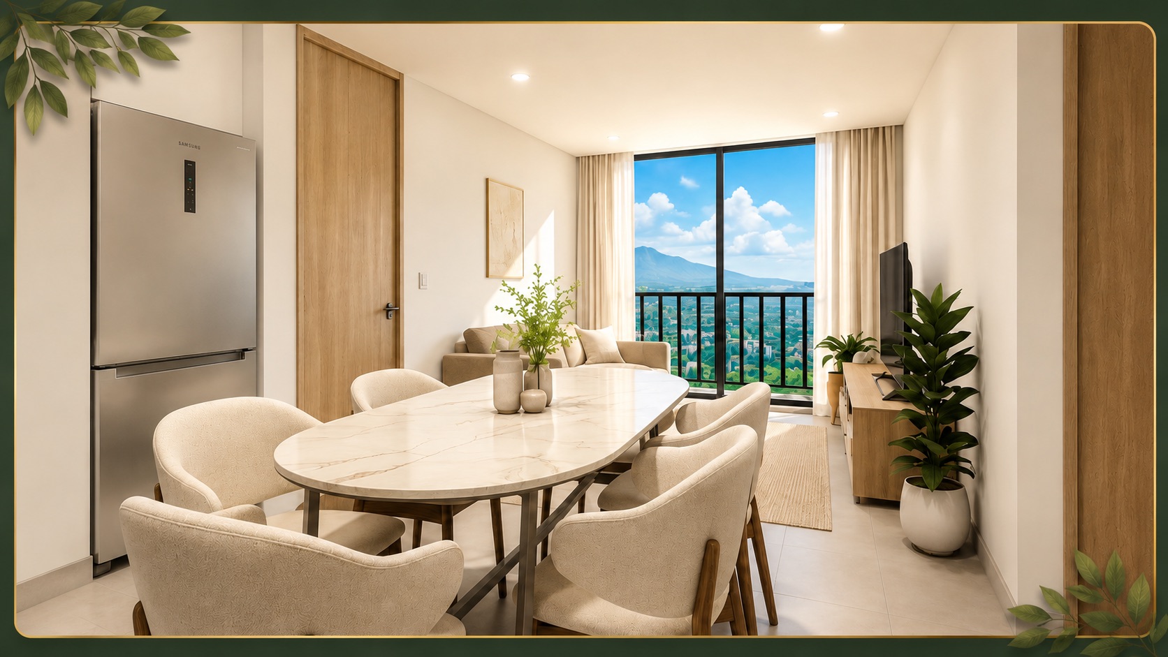 Comedor con vista en Panorámica